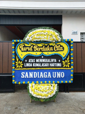 Papan Bunga Duka di Okhika